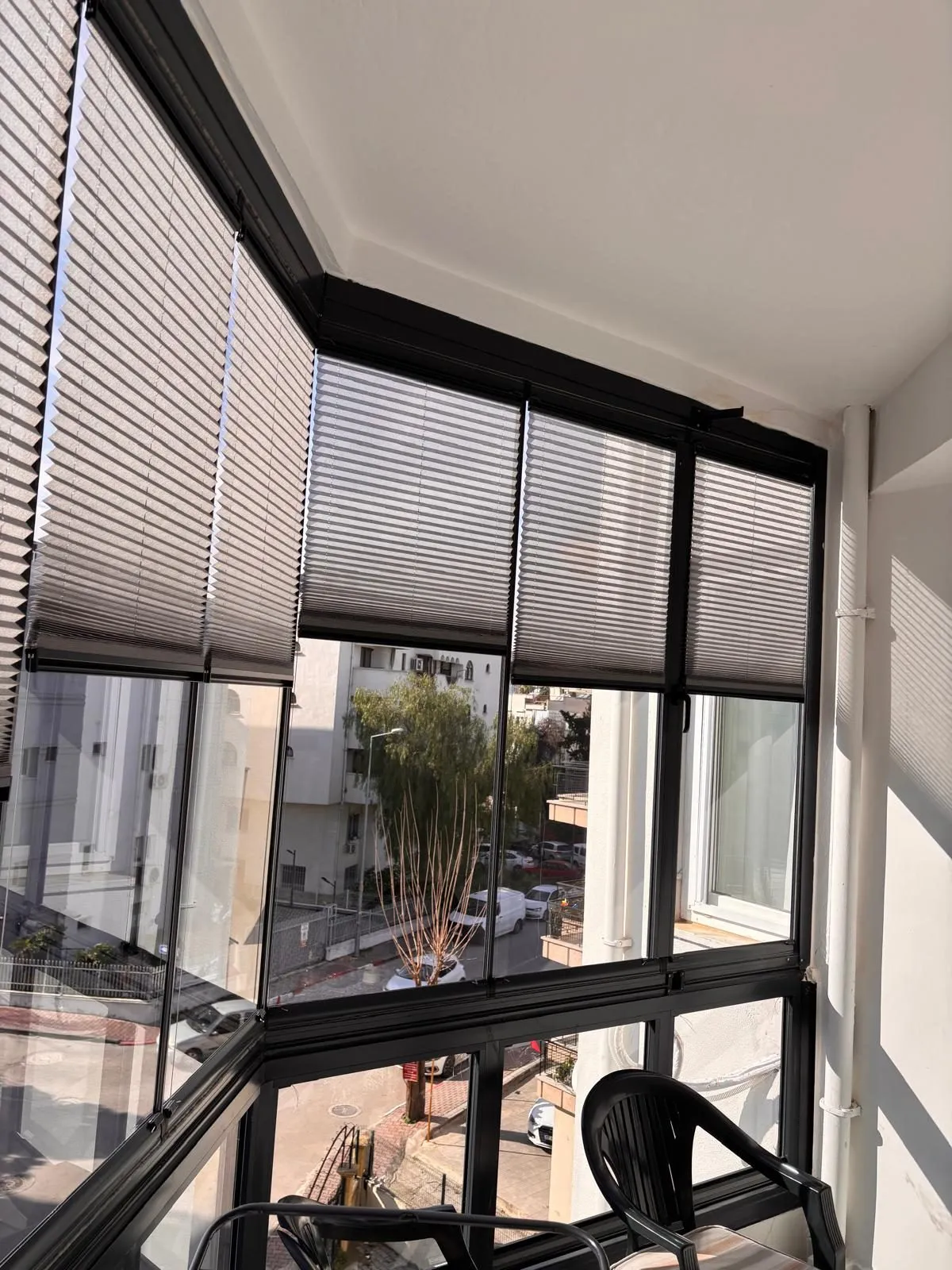 Cam balkon — plise perde — Pınar Perde Antalya